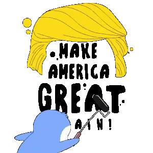 Donald Trump Make America Great Sticker
