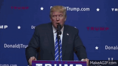 Donald Trump Making Funny Face GIF