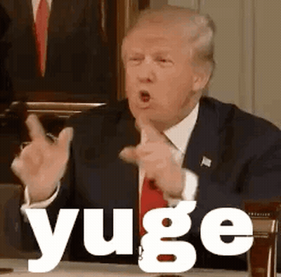 Donald Trump Making Funny Face And Pointing GIF