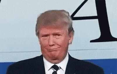 Donald Trump Making Funny Face GIF