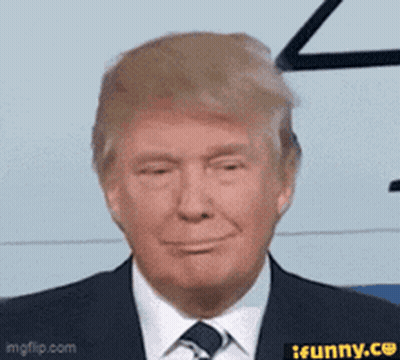 Donald Trump Making Funny Face In Suit And Tie GIF