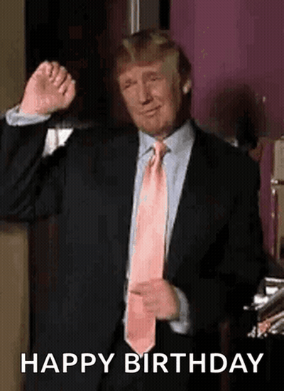Donald Trump Making Funny Face In Suit And Tie GIF