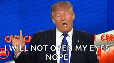 Donald Trump Making Funny Face On CNN GIF