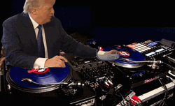 Donald Trump Moving Away From DJ Equipments Meme GIF