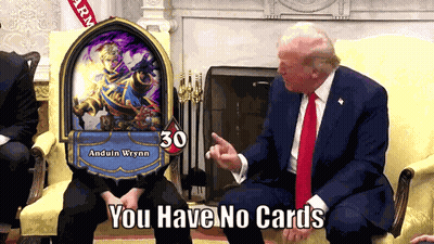 Donald Trump On Couch With Anduin Wynn 30 GIF