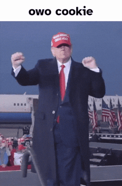 Donald Trump Owo Cookie GIF