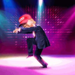 Donald Trump Presidents Day Dance GIF