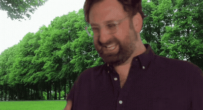Donald Trump Running Track With Trees GIF