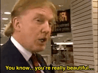 Donald Trump Saying You're Really Beautiful GIF