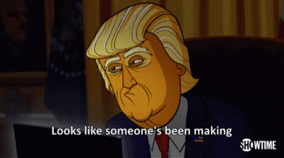 Donald Trump Says Looks Like Someone's Been Making GIF