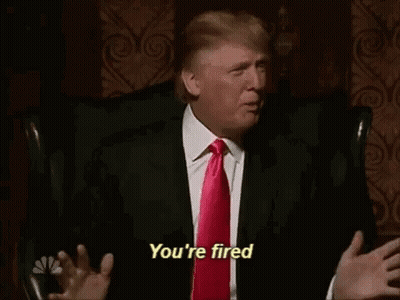 Donald Trump Sitting In Suit Talking GIF