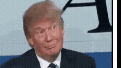 Donald Trump Smiling In Suit GIF