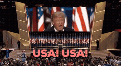 Donald Trump Speech USA USA GIF