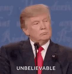 Donald Trump Unbelievable No GIF