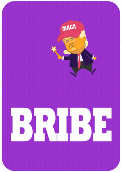 Donald Trump Wearing MAGA Hat Saying Trump Dividend GIF