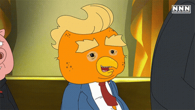 Donald Trump With NN Logo GIF