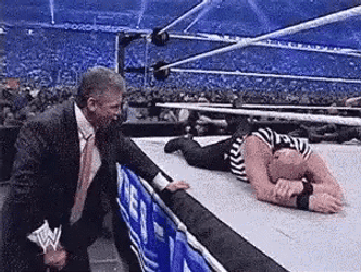 Donald Trump Wwe Punching Vince McMahon GIF