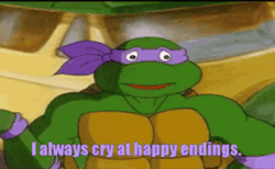 Donatello Cry At Happy Endings GIF