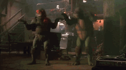 Donatello Michel Angelo Cute Dancing Tmnt GIF