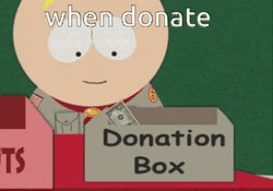 Donation Box Cartoon GIF