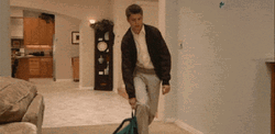 Done And Done Boy Holding Bag Falls On Floor GIF