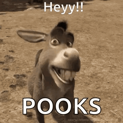 Donkey From Shrek Smiling On Dirt Road GIF