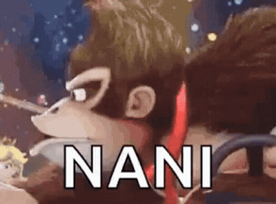 Donkey Kong Is A Cartoon Character From A Video Game Called Smash Bros Ultimate . GIF