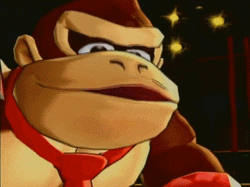 Donkey Kong Smirk Punch Out