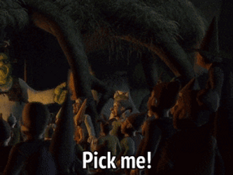 Donkey Pick Me GIF