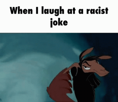Donkey Saying When I Laugh At A Racist Joke GIF