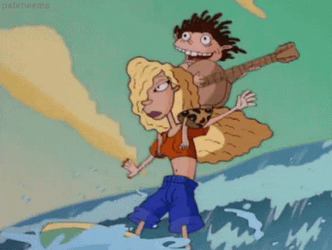 Donnie Thornberry Surfing On The Sea GIF