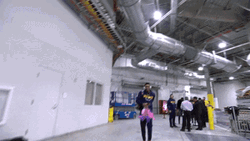 Donovan Mitchell Arriving Happily GIF