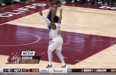 Donovan Mitchell Jumping For Shot GIF