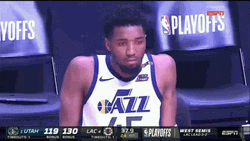 Donovan Mitchell Utah Jazz SMH GIF