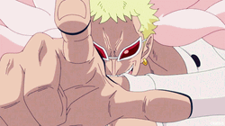 Donquixote Doflamingo Attacking Trafalgar Law GIF