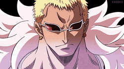 Donquixote Doflamingo From One Piece Looking Disgusted