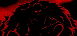 Donquixote Doflamingo With Red Silhouette In One Piece GIF