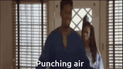 Dont Be A Menace Punching Air GIF