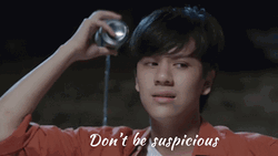 Dont Be Suspicious Bad Buddy Side Eye GIF