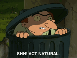 Dont Be Suspicious Ernie Potts Peeking GIF