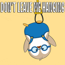 Dont Leave Me Hanging Pudgy Penguin GIF