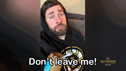 Dont Leave Me Over Acting Ice Hockey Player GIF