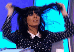 Dont Look At Me Claudia Winkleman GIF