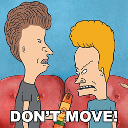 Dont Move Beavis And Butt Head GIF
