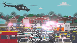 Dont Move Chopper Flying Above GIF