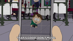 Dont Move Eric Cartman South Park GIF