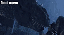 Dont Move Scary T Rex Dinosaur GIF