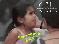 Dont Touch Me And My Face GIF