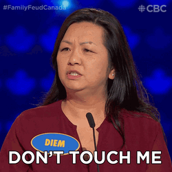 Dont Touch Me Family Feud GIF