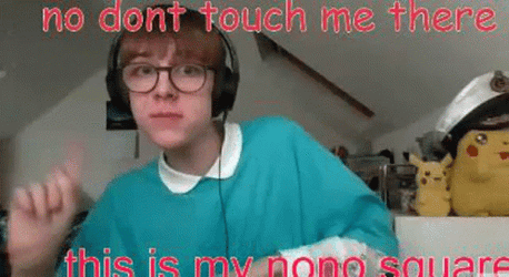Dont Touch Me No No Square GIF